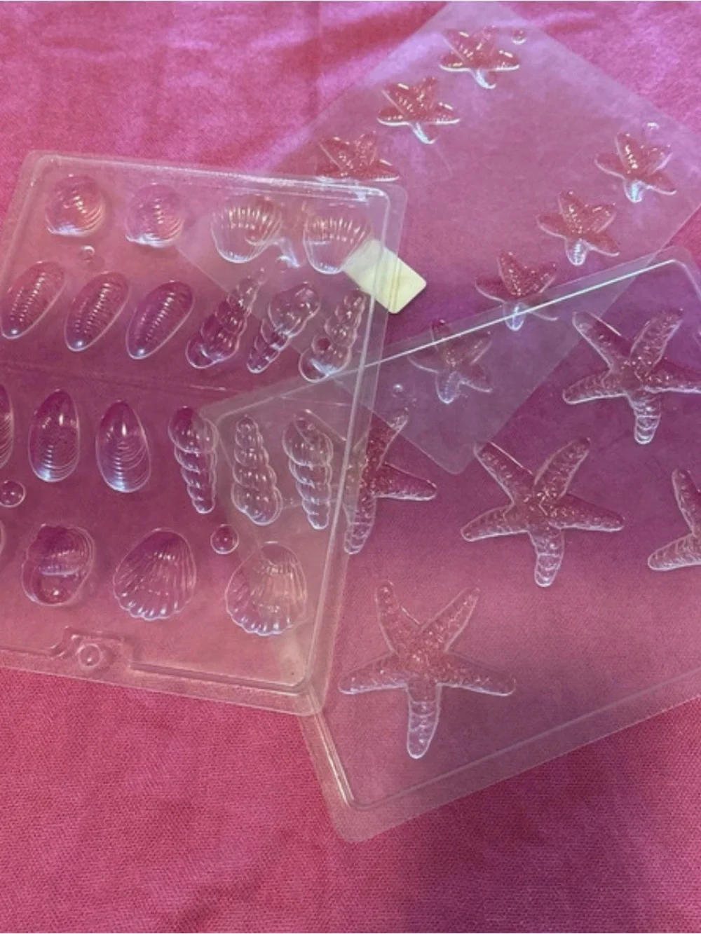 Wilton Clear Starfish and Shell Mold Set - Home Accents